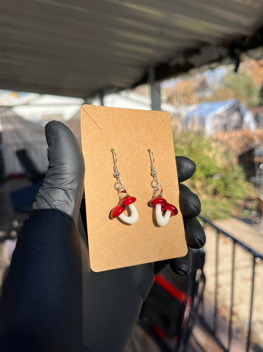 Mushroom Earrings