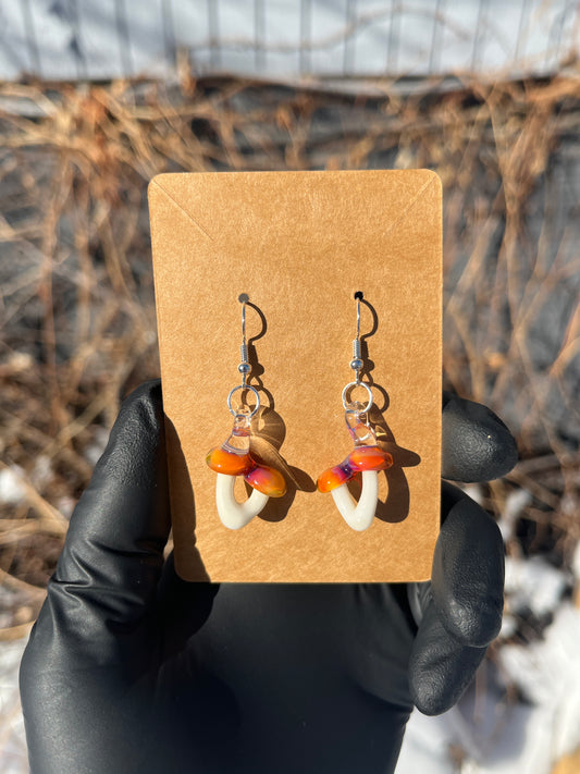 Mushroom Earrings