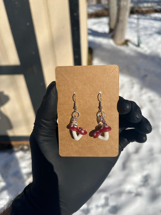 Mushroom Earrings