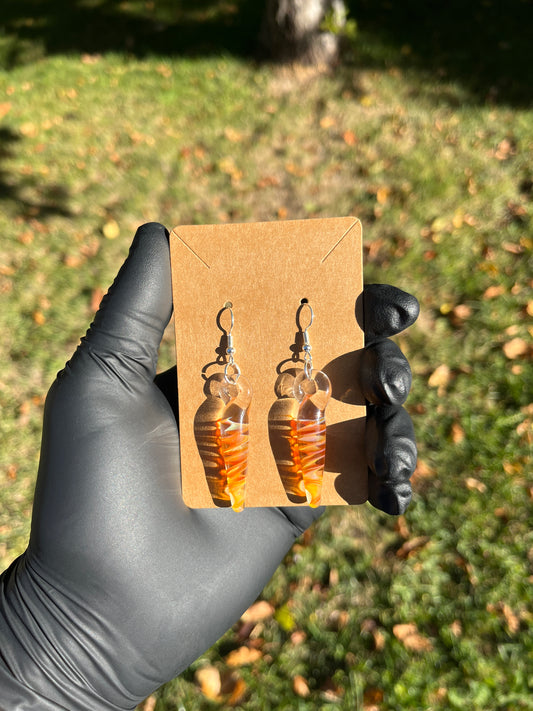 Internal Spiral Earrings